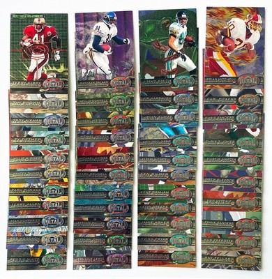 40+ Card Lot   1997 Metal Universe Football   Fleer / Skybox, NO DUPS!