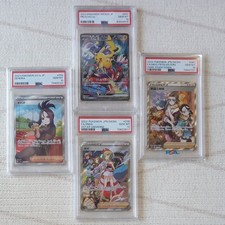 Pokemon Card Yellowfin Wcs23 Pikachu Ex Kai Bandit Three Sisters Psa10 Set Of 4