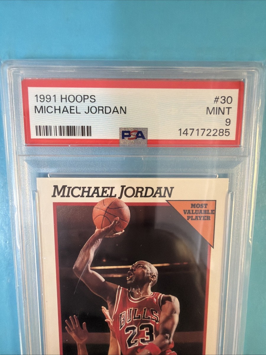 1991 Hoops Michael Jordan Basketball Card #30 PSA 9 MINT | eBay