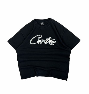 Corteiz Allstarz Logo Tee Black Men's Size M Graphic T-Shirt