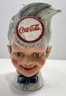 Authentic Vintage Coca Cola Sprite Boy Cast Iron Coin Bank