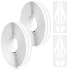 2 Pcs Car Vinyl Pinstriping Tape - White Automotive Pinstriping Tape - DIY Stick