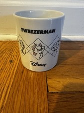 Tweezerman Disney Promo White Coffee Cup Mug 101 Dalmatians Lady And The Tramp
