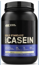 NEW Optimum Nutrition 100 Gold Standard Casein Protein Creamy Vanilla 1.81 lbs