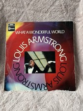 Louis Armstrong What A Wonderful World Viny UK 1st Press 1968 Stateside SSL10247
