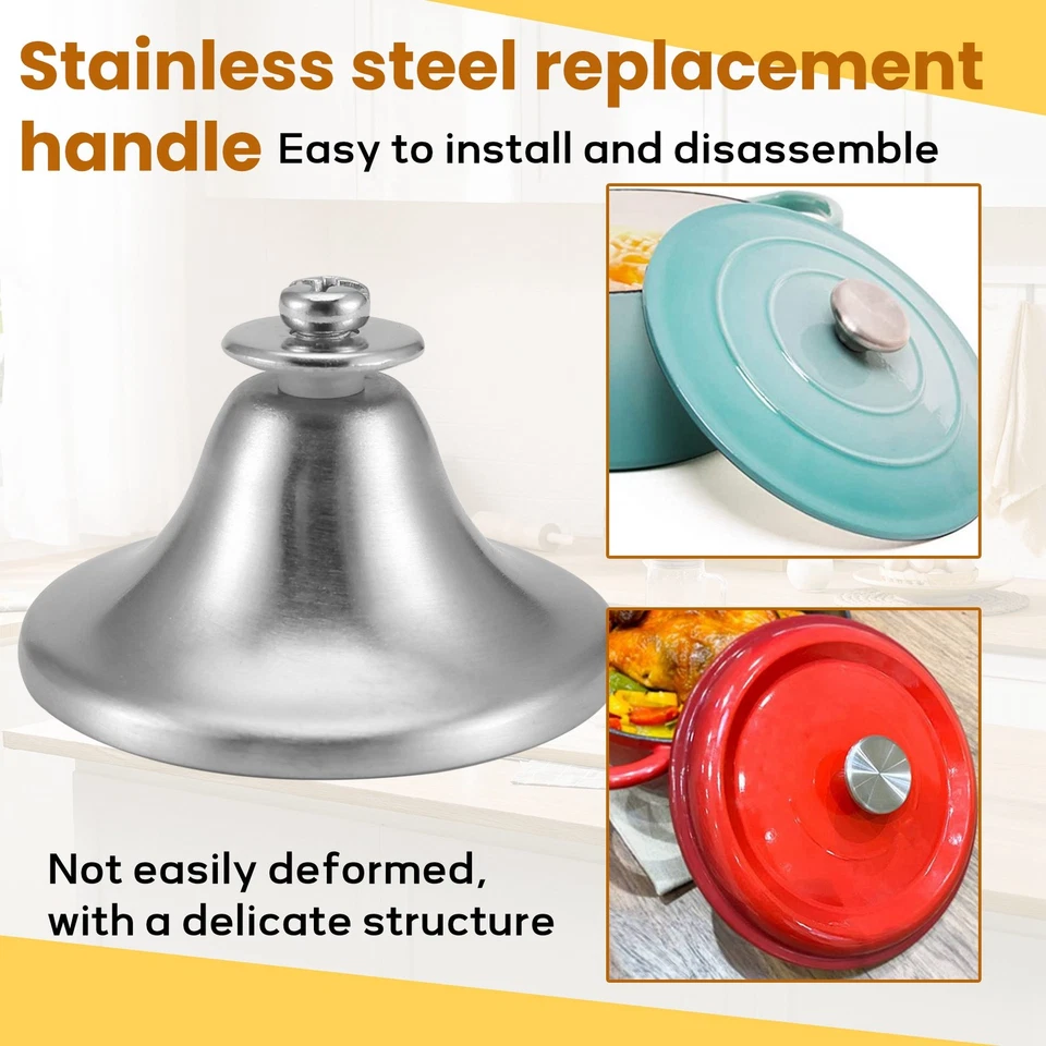 Handle,Stainless Steel Replacement Handle for Pot and Other Enameled1763 - Image 4 of 4