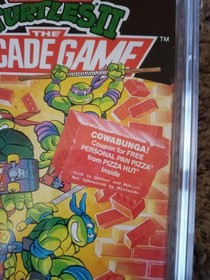 Teenage Mutant Ninja Turtles II: The Arcade Game NES CGC graded 8.0 in box