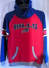 BUFFALO BILLS NFL TEAM APPAREL SWEATSHIRT HOODIE YOUTH MED 12/14 SEE MEASUREMENT