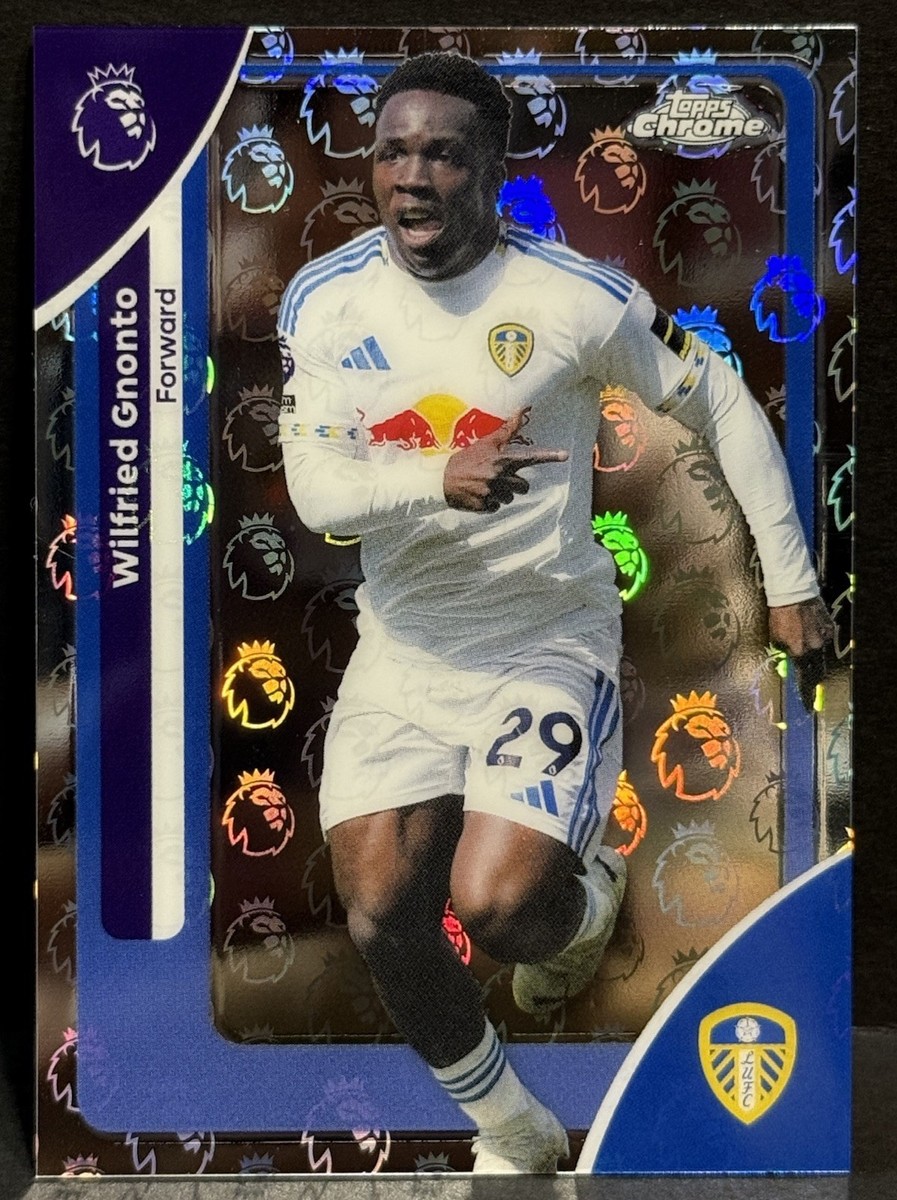 2026 Topps Chrome Logofractor Edition Premier League EPL Leeds