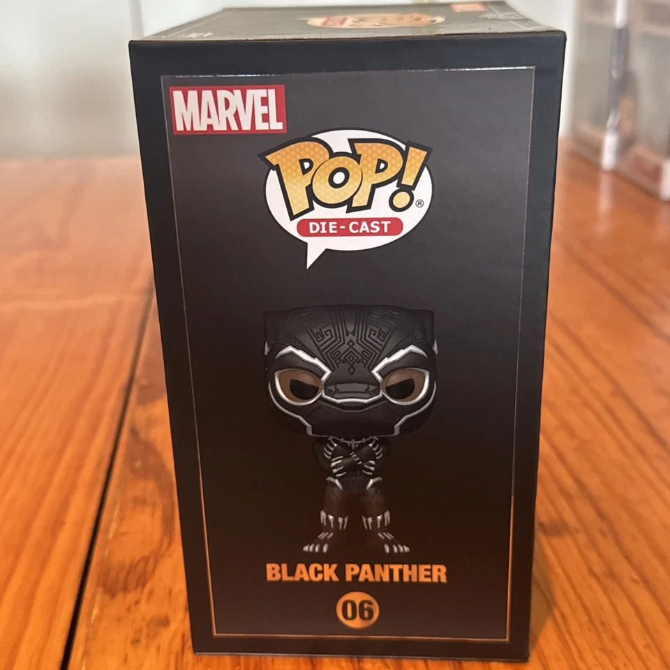 Funko Pop Die Cast Black Panther Chance Of Chase New & Sealed - image 4 of 4