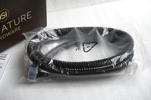 Signature Hardware SHH1010MB 60" Stretchable Hand Shower Hose - Matte Black New - Picture 2 of 11