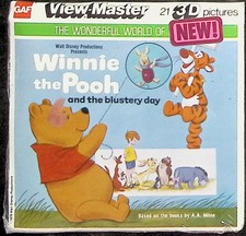 Winnie the Pooh and The Blustery Day 3d View-Master 3 Reel Packet NEW SEALED