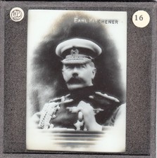 Glass Magic lantern slide Military EARL KITCHENER
