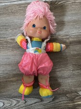 Vintage Mattel Hallmark Tickled Pink Rainbow Brite Baby Doll 1983