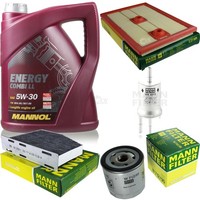 Mann Inspektionspaket 5L Mannol Energy Combi Ll 5W-30 FüR Vw Sharan 1.4 Tsi