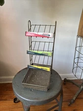Vintage Original Wrigley's Gum Advertising Store Display Rack Metal