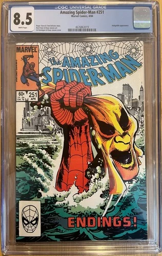 1984 AMAZING SPIDER-MAN #251  CGC 8.5  Another fight with HOBGOBLIN