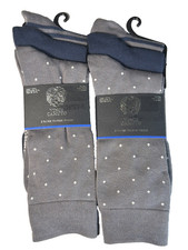 VINCE CAMUTO Men's Dress Socks 3 Pack Gray & Navy Blue "One Size" 2 Packs
