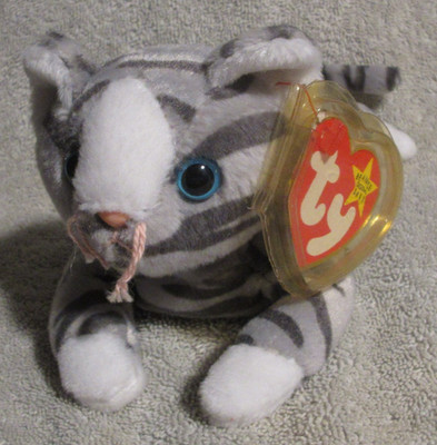 Ty Beanie Baby Prance the Cat DOB  November 20, 1997 MWMT Free Shipping