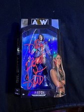 SIGNED AEW Dr. Britt Baker DMD Jazwares Unmatched Series 1 #04, Autographed