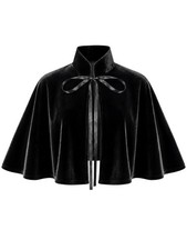 Renaissance Velvet Cape for , Halloween Medieval Shawl