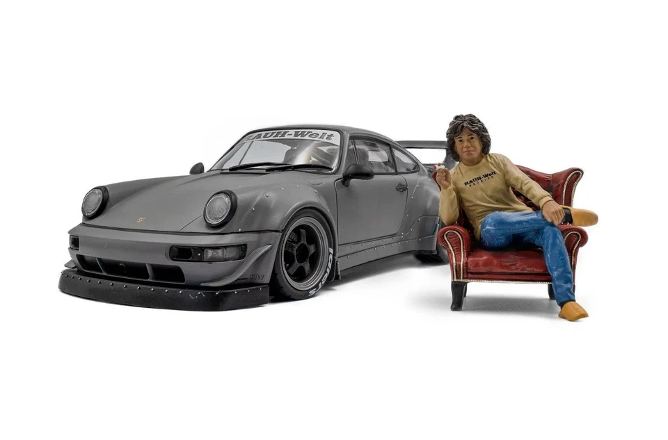 1:18 RWB 964 - Nardo Grey w/Akira Nakai Figurine -- Solido x American Diorama - Image 4 of 4