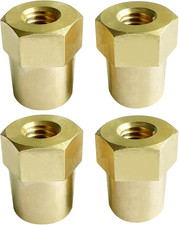 Ampper 3/8"-16 Thread Female Brass Battery Terminal Post Adapter Battery Chargin