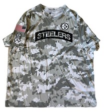 Pittsburgh Steelers Salute To Service Nike Dri Fit Camo Shirt Men 2XL