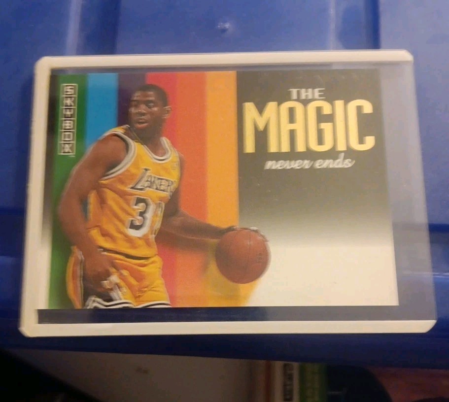 1992-93 Skybox The MAGIC Never Ends Gold Insert Magic Johnson NNO NM HOF Lakers