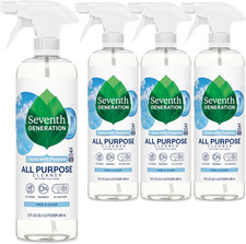 All Purpose Cleaner, Biodegradable Formula, Free Clear, 23 Oz Pack of 4