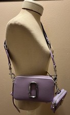 NWT 395 Marc Jacobs Bag Purse Snapshot Camera Crossbody Logo Lavender Utility
