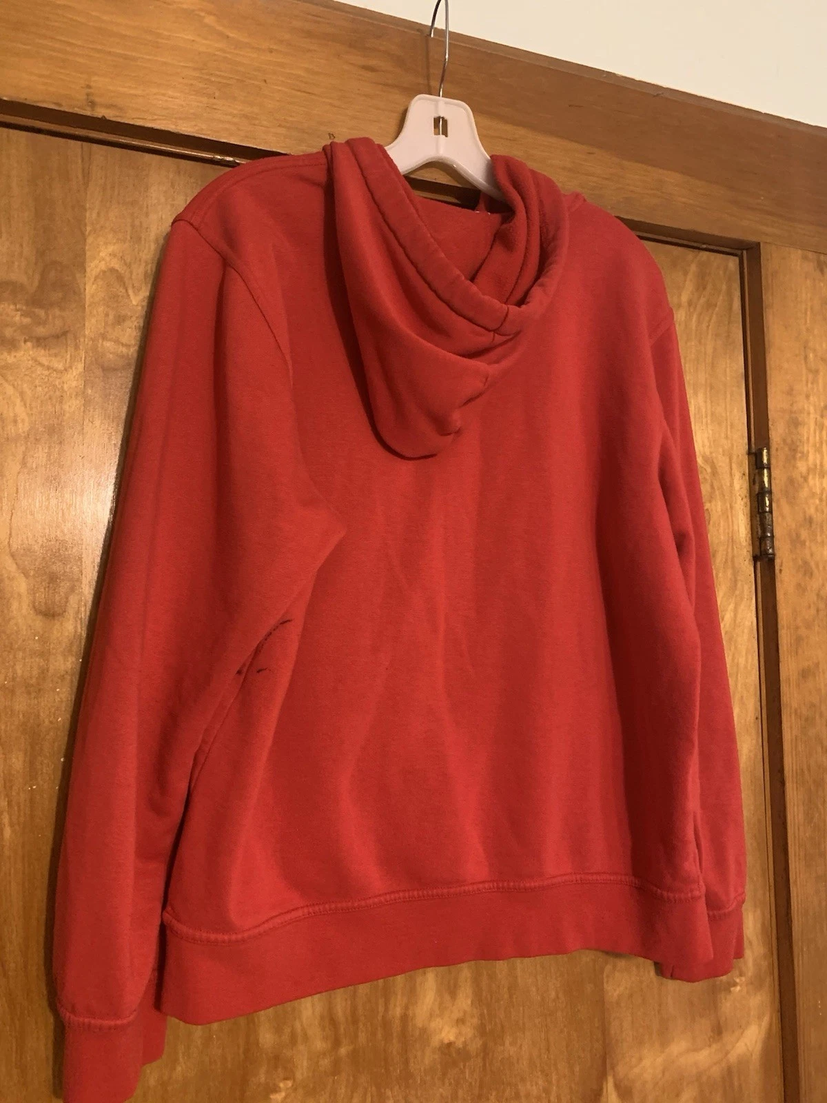 Felpa con cappuccio Gucci Bear by Clique rossa taglia media ottime condizioni