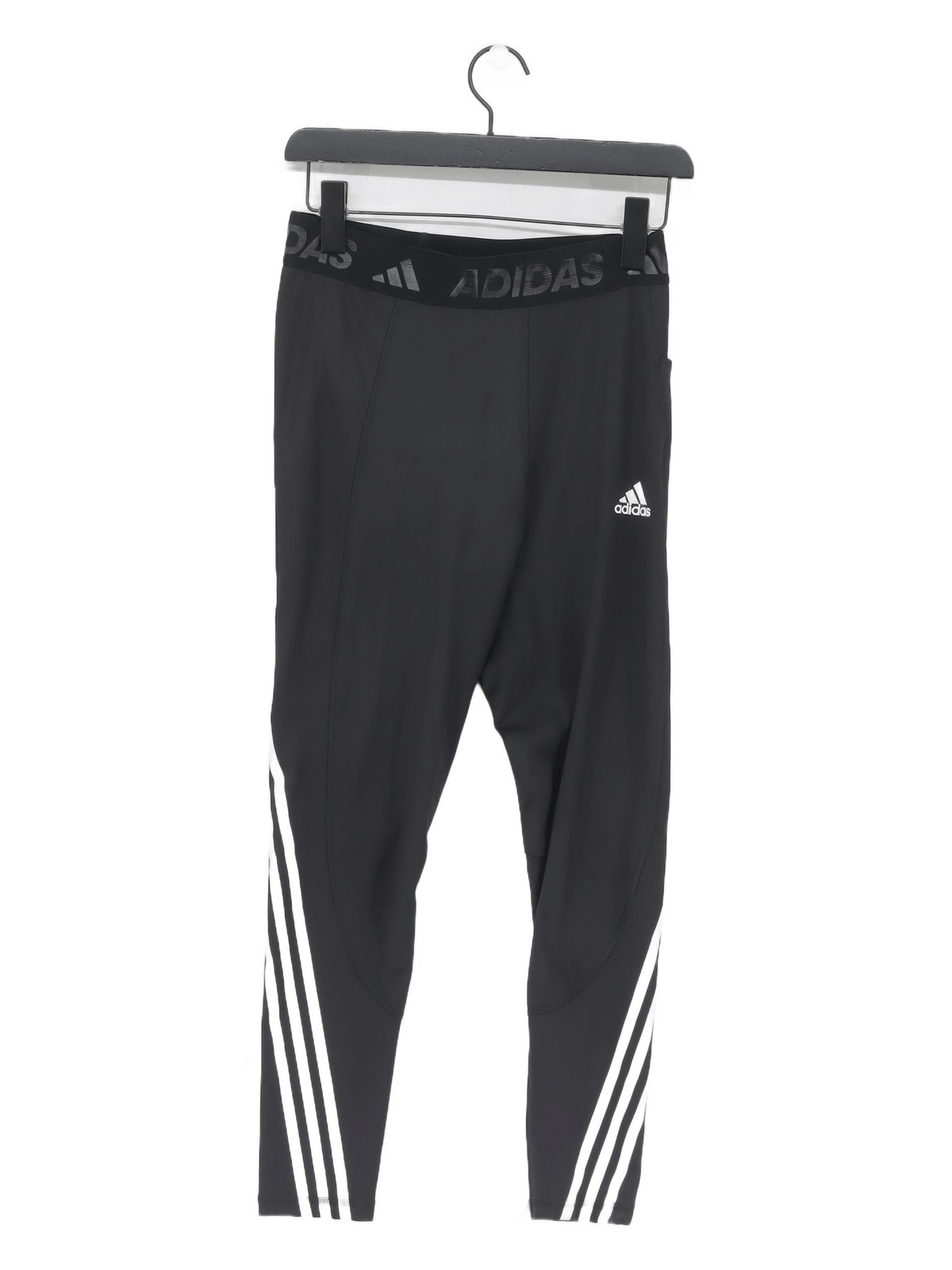 ALTRA Adidas Pantaloni Sportivi Donna M Nero Rigato 100% Altri Leggings