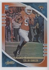 2020 Panini Absolute Rookie Spectrum Orange 25/75 Collin Johnson #121 9no