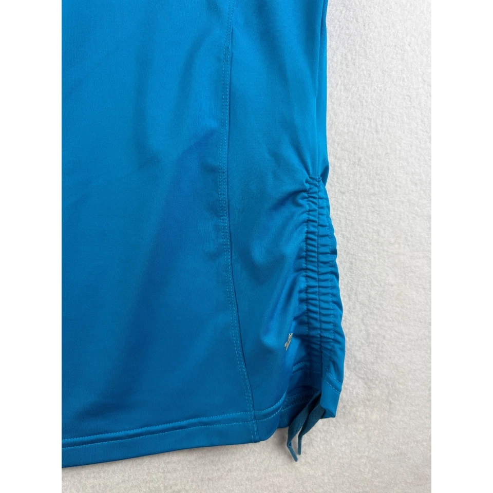 Top deportivo azul acanalado sin mangas Bolle de alto rendimiento para mujer L Foto 2 de 4