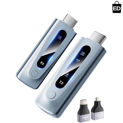 Seamless Plug & Play Wireless HDMI Extender - 4K Quality, Upgraded 2025 Edition