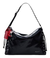 Desigual Galaxy Leiria Shoulder Bag Schultertasche Tasche Black Schwarz