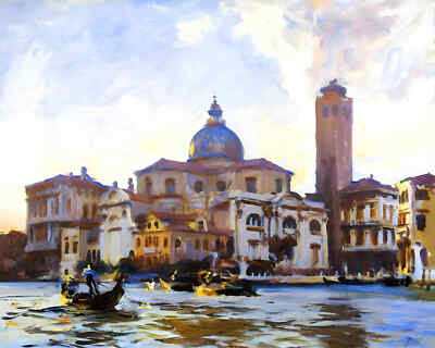 Palazzo Labia, Venice 1913 Painting by John Singer Sargent 8x10'' Art Print