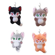 Plush Foxes Dolls Keychain Keyring Backpack Pendant Bag Pendant Party Supplies