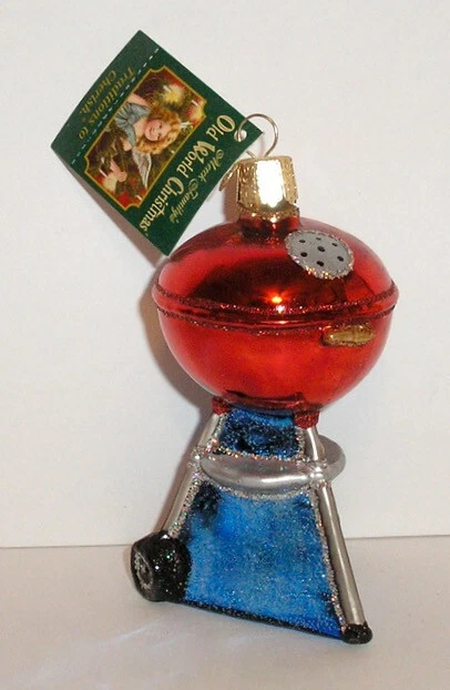 Old World Christmas Classic BBQ Grill Ornament - Thumbnail 2
