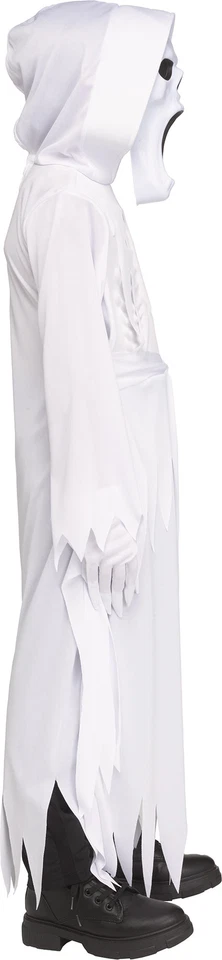 Disfraz de Fantasma Banshee NIÑO NUEVO Bata con Capucha Guantes Máscara Foto 3 de 4