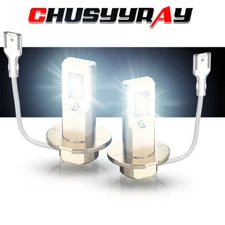 For Acura Integra 1990-1993 Super Bright 6000K White LED Fog Light H3 Bulbs Kit