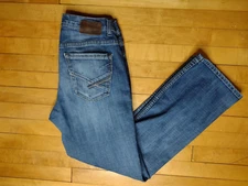 Men's BKE Derek Bootleg Bootcut Fit Blue Stretch Jeans Size 31R