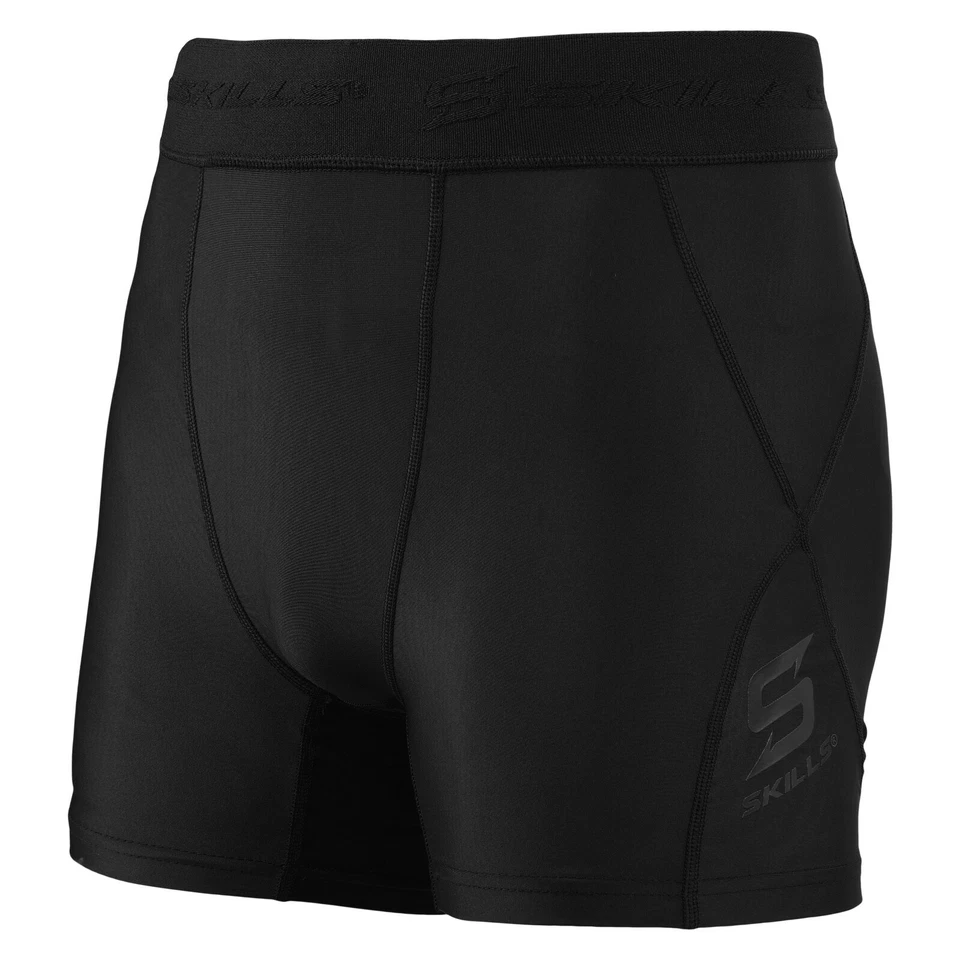 Mens Compression  Boxer Shorts Base-layers Sports Briefs skin fit gym pants - image 2 of 4