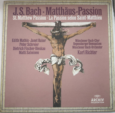 J.S. Bach - Matthaus - Passion- 4 LP Stereo -1981 