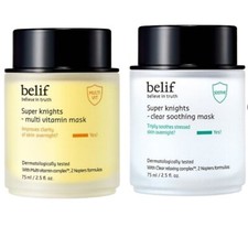 Belief Super Knights Multi-Vitamin Clear Soothing Mask 75ml / 2.5floz. Overnight