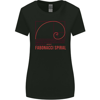 Fibonacci Spirale Mathematik Mathematik Naturwissenschaften Damen breiter geschnittenes T-Shirt