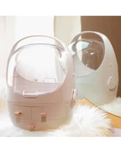 Cosmetic Storage Box,Space Capsule Makeup Organizer Cosmetic Storage Box