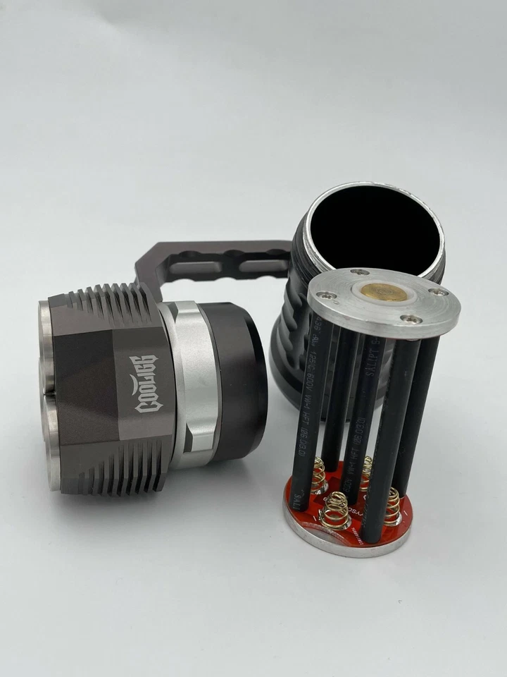 💲Cooligg 1200 lumen 3x Cree XM-L T6 LED torcia subacquea lampada torcia impermeabile - Immagine 4 di 4