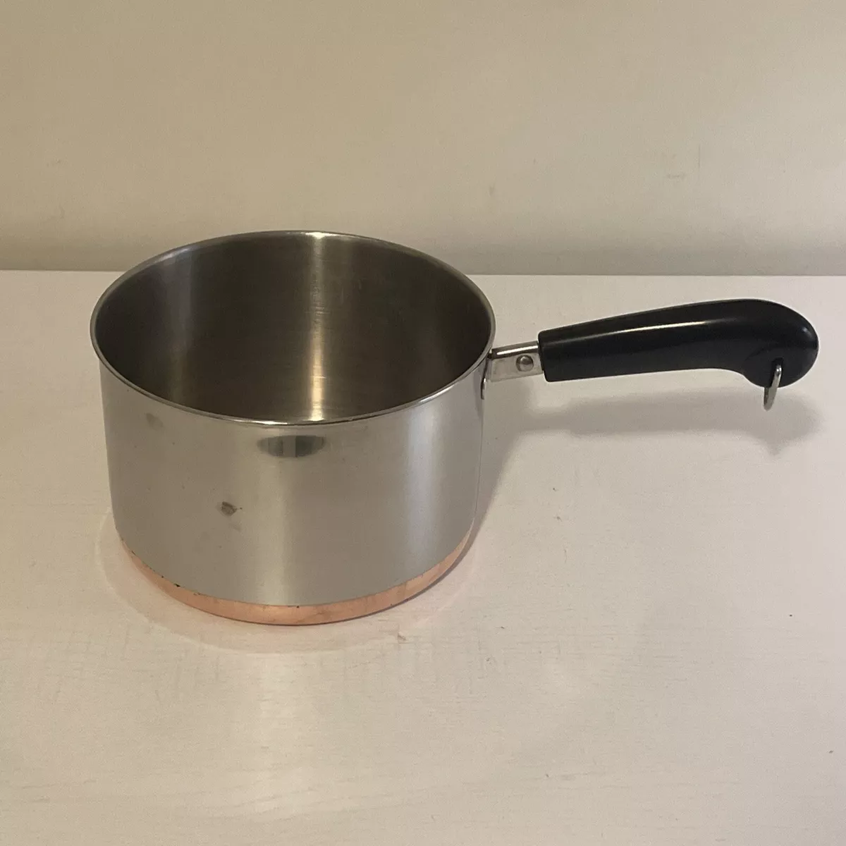 revere ware 3 qt pot made in china copper bottom cookware